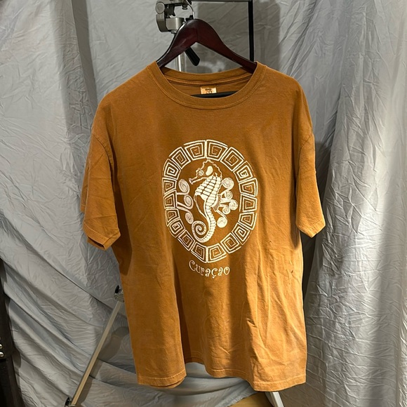 vintage island Curaçao tee shirt size L - Picture 1 of 3
